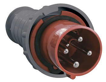 Вилка 034 3Р+РЕ 63А 380В IP54 IEK в Чите