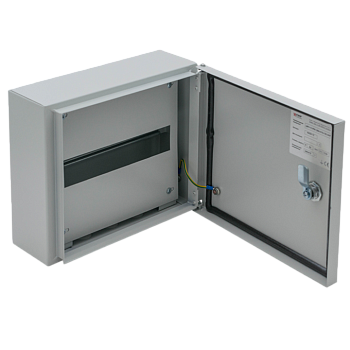 Корпус металлический ЩРН 12 мод. 265х310х120 с замком IP54 EKF Proxima в Чите