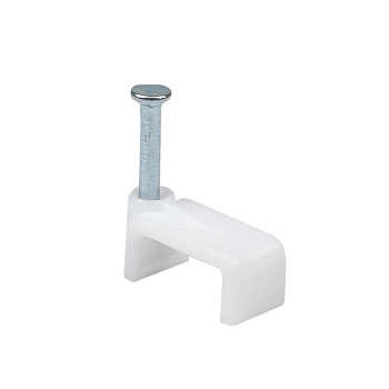 Скоба крепежная квадратная (плоская) (12мм.) (50шт.) EKF PROxima в Чите