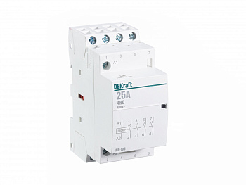 Модульный контактор МК-103 4НО 25А 230В DEKraft в Чите