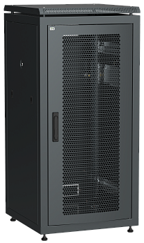 ITK Шкаф сетевой 19" LINEA N 18U 600х800 мм стеклянная передняя дверь черный в Чите