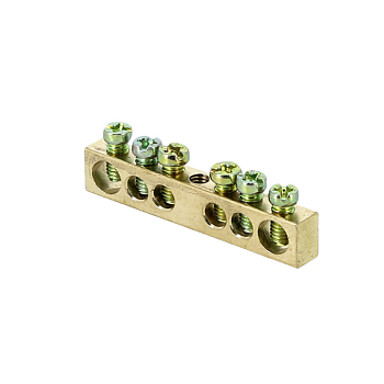 Шина EKF "N"нулевая 6х9мм 6/1 по центру в Чите