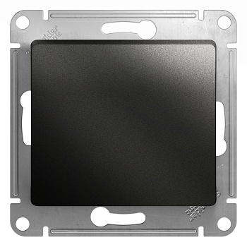 Кнопка нажимная Glossa SE антрацит в Чите