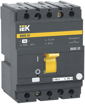Автоматический выключатель IEK ВА88-33 3P 160А 35кА в Чите