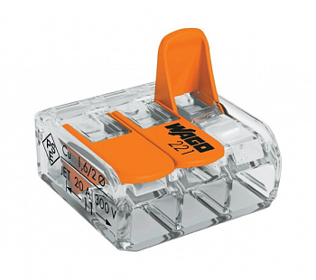 Зажим WAGO клеммный 221-613 3x6 в Чите