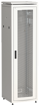 ITK Шкаф сетевой 19" LINEA N 47U 600х800 мм перфорированная передняя дверь серый в Чите
