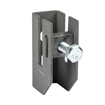 Держатель для полосы толщиной до 8мм с фиксирующим болтом, HZ EKF PROxima в Чите