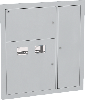 Щит металлический двухквартирный ЩЭ-2-1 36 УХЛ3 960х1000х140 IP31 IEK в Чите