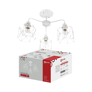 Люстра под лампу LOFT ATIKO-СN-3E27R-WH 3хЕ27 белый IN HOME в Чите