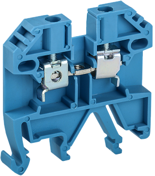 Клемма винтовая КВИ-2,5мм2 синяя IEK в Чите
