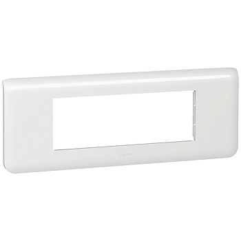 Рамка Legrand MOSAIC 6 модулей белая в Чите