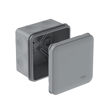 Коробка распред с мембран ввод IP66 Ø70х70х42 серая со стик под пистолет MultiBox в Чите