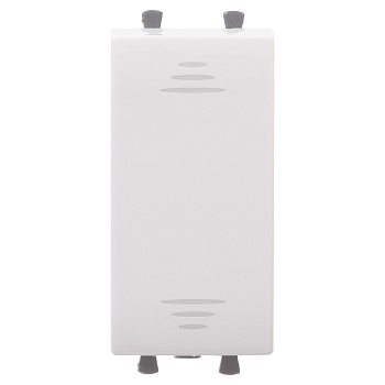 Выключатель модульный, Avanti "Белое облако", 1 модуль DKC в Чите