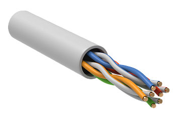 Кабель связи витая пара U/UTP кат.5E 4 пары LSZH белый GENERICA в Чите
