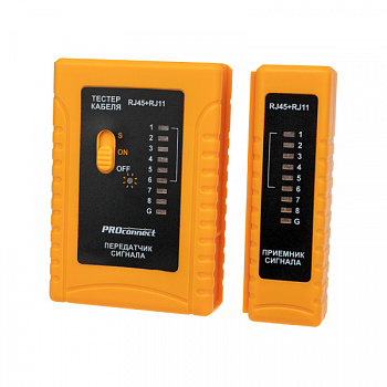 Тестер кабеля RJ-45+RJ-11 468 PROconnect в Чите