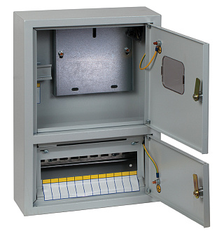 Щит учетно-распределительный навесной ЩУРн-1/14 (Э) два отсека (БУР) (450х310х120) IP31 EKF PROxima в Чите