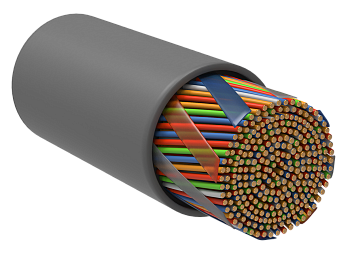 ITK Витая пара U/UTP кат.5E 25х2х24AWG PVC серый (500м) в Чите