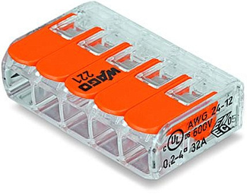 Зажим WAGO клеммный 221-415 5x4 в Чите