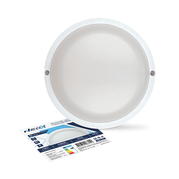 Светильник светодиодный герметичный СПП ОAД-1065-КРУГ 10Вт 6500K 900Лм с оптико-акустическим датчиком IP65 140мм IN HOME арт. 4690612066042 в Чите