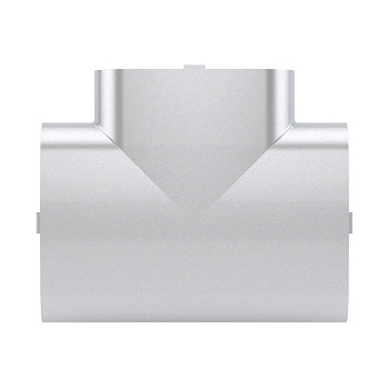 Тройник 90х50 мм, цвет серый металлик DKC в Чите