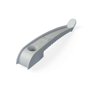 Держатель кабеля односторонний для прямого монтажа серый Промрукав в Чите