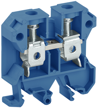 Клемма винтовая КВИ-16мм2 синяя IEK в Чите