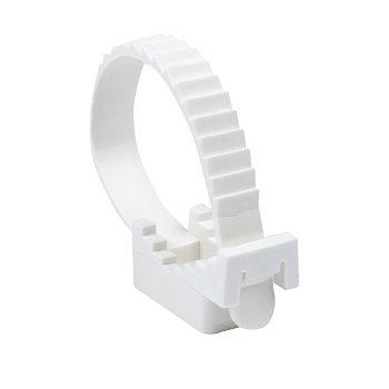 Крепеж ремешковый d=32 мм белый (50 шт.) EKF PROxima в Чите