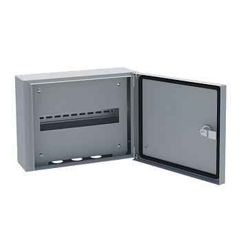 Корпус металлический ЩРН 12 мод. 265х310х120 с замком IP54 EKF Basic в Чите