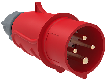 Вилка переносная MAGNUM IEK ССИ-014 16А-6ч/380-415В 3Р+РЕ IP44 в Чите