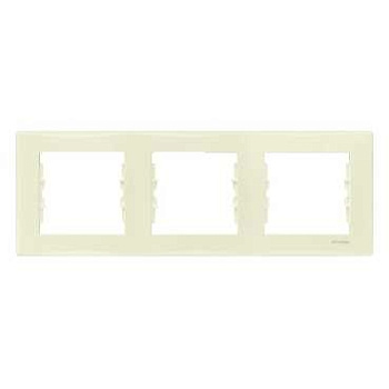 Рамка тройная SEDNA Schneider Electric крем в Чите