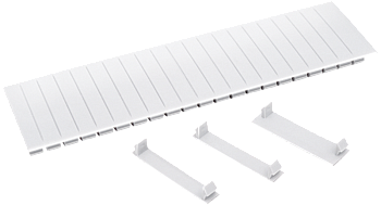 Заглушка  12 модулей белая в Чите