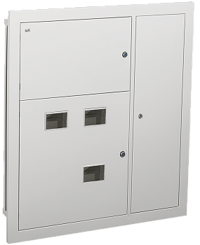 Щит металлический трехквартирный ЩЭ-3-1 36 УХЛ3 960х1000х140 IP31 IEK в Чите