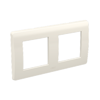 Рамка на 2+2 модуля (двухместная), белая, RAL9010 DKC в Чите