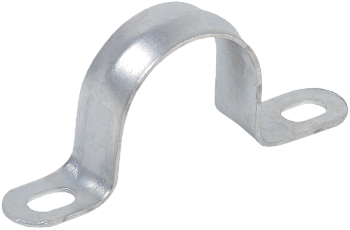 Скоба металлическая двухлапковая d16-17мм IEK (10 шт/упак) в Чите