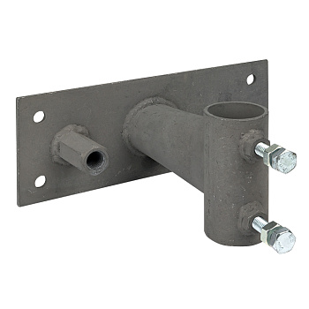 Держатель мачты молниеприемника к стене, D=40мм, вынос 100мм с гайкой EKF PROxima в Чите