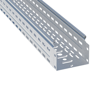 Лоток ПЕРФОРИРОВАННЫЙ 100х600х3000-1,0мм (6 м) EKF в Чите