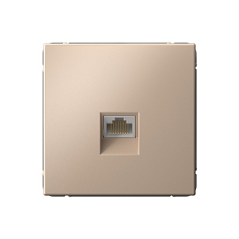 ARTGALLERY РОЗЕТКА компьютерная RJ45, кат. 6A, механизм, ПЕСОЧНЫЙ в Чите