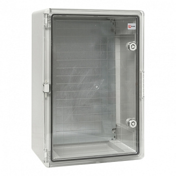 Щит пластиковый с монтажной платой прозрачная дверь 500х350х190 мм IP65 EKF PROxima в Чите