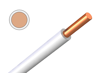 Провод ПуВ (ПВ-1) нг(А)-LS 6 белый ГОСТ в Чите