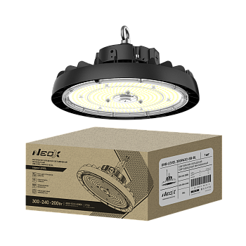 Светильник складской светодиодный UHB-LEVEL 300PA3C-SB-BL 100-277В 300/240/200Вт 175Лм/Вт 3CCT 5лет IP66 NEOX в Чите