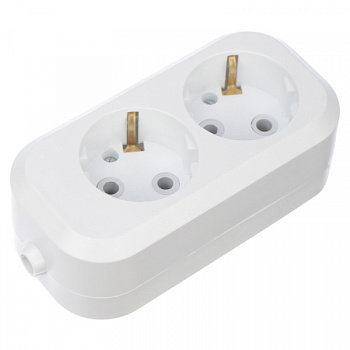 Колодка 2 гнезда с заземлением REXANT в Чите