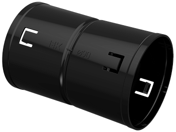 Муфта соединительная для двустенной трубы d=90мм IEK в Чите