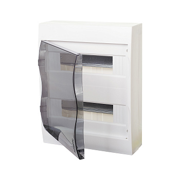 Щит распределительный навесной пластиковый с прозрачной дверью City9 24 мод. 326х256х96 IP40 SE в Чите