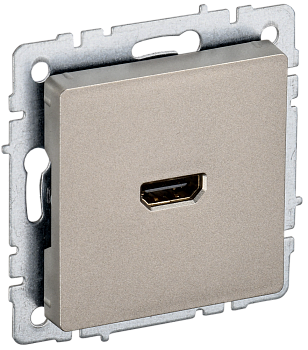 Розетка HDMI BRITE IEK шампань в Чите