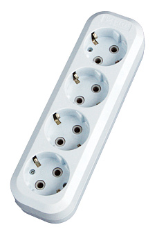 Колодка 4 места 16А 3,5кВт с/з Эксперт EKF PROxima в Чите