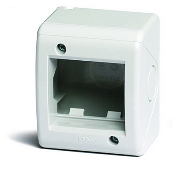 Модульная настенная коробка для электроустановочных изделий изделий VIVA, IP40,2мод. DKC в Чите