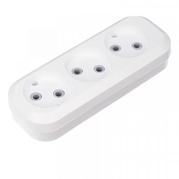 Колодка 3 гнезда без заземления REXANT в Чите