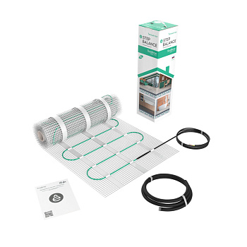 Теплый пол STEP BALANCE мат нагревательный, 150 Вт/м2, 375 Вт, 2,5 м2 Systeme Electric в Чите