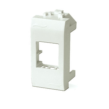 Адаптер для информационных разъемов Keystone, белый, 1 модуль DKC в Чите