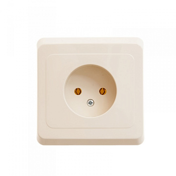 Розетка одинарная ЭТЮД SE крем в Чите